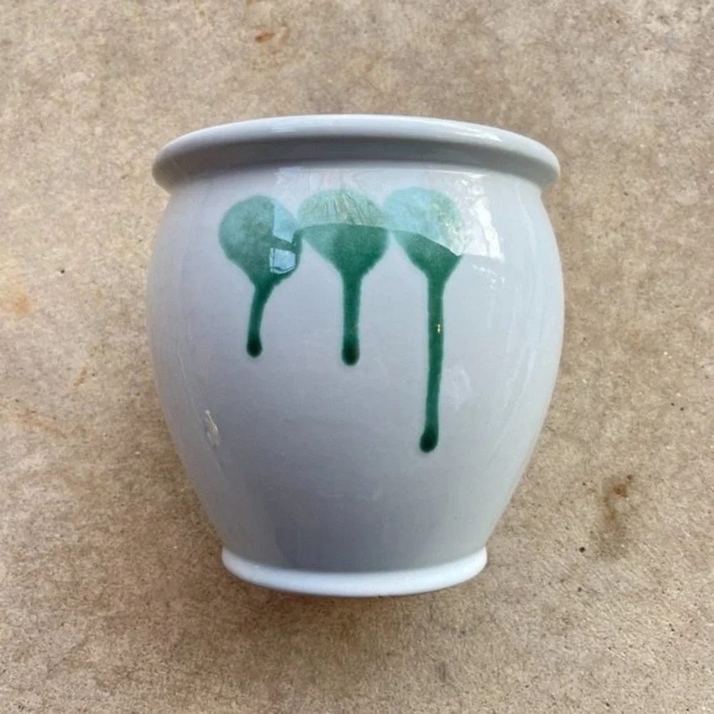 Tokoname Ware Hisamatsu Kiln Urn Vase with Wooden Lid - Picture 11 of 15